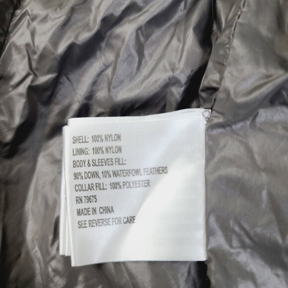 Michael Kors Women's Brown Padded Mock Neck Insulated Down Puffer Jacket Size L - Picture 5 of 8